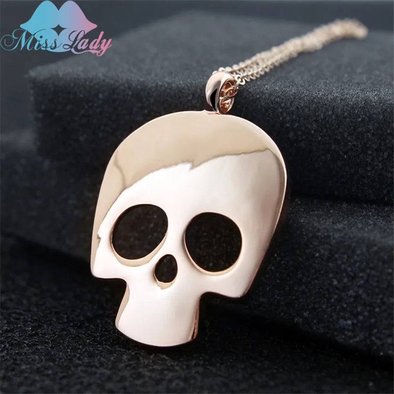 Miss Lady Skull Necklace Man Pendant 
