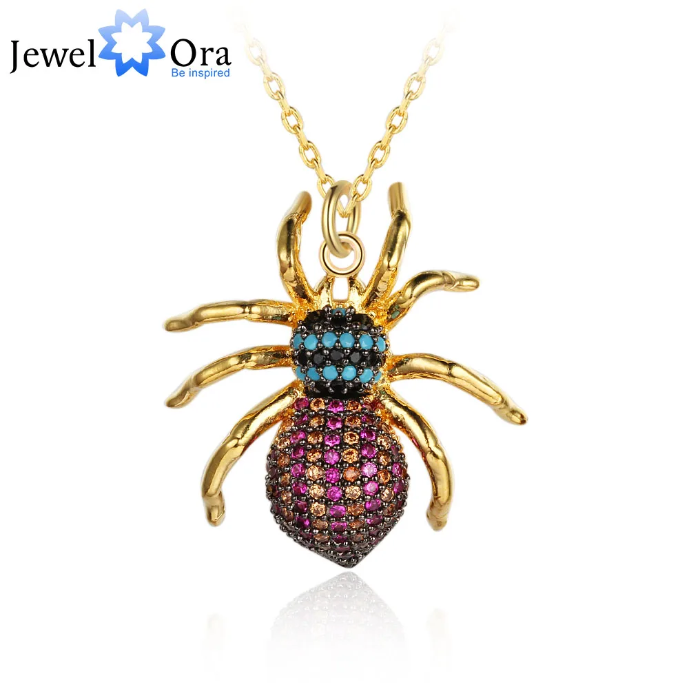 Classic Spider Insect necklace pendants For Women Girl Cool Fashion