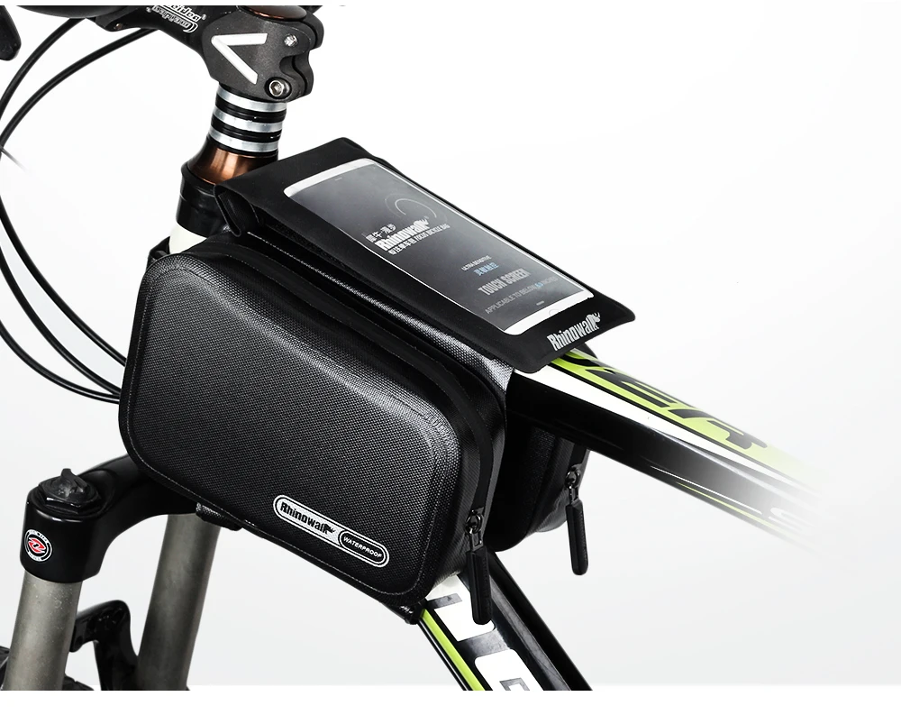 Top Rhinowalk Bicycle Frame Tube Bag Cycling Double Pouch Road Bike Top Tube Pannier MTB Full Waterproof 6 Inches Cellphone Bag Pack 11 Top Rhinowalk Bicycle Frame Tube Bag Cycling Double Pouch Road Bike Top Tube Pannier MTB Full Waterproof 6 Inches Cellphone Bag Pack 11