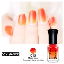 На водной основе Температура Изменение цвета лак для ногтей нетоксичный термальный Модный маникюр SSwell