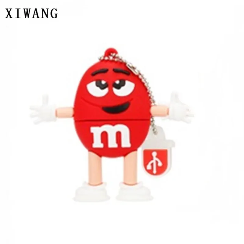 cartoon M beans Pendrive 128gb usb memory stick USB 2.0 4GB 8GB 16GB 32GB 64GB pen drive chocolate usb flash drive free shipping cartoon M beans Pendrive 128gb usb memory stick USB 2.0 4GB 8GB 16GB 32GB 64GB pen drive chocolate usb flash drive free shipping