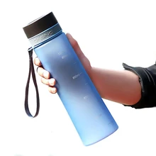 1000 ML Botellas de Agua De Plástico libre de BPA Para Acampar en Bicicleta Ciclismo Deporte Bebida Botella de Agua Infusor de Té Vaso mezclador