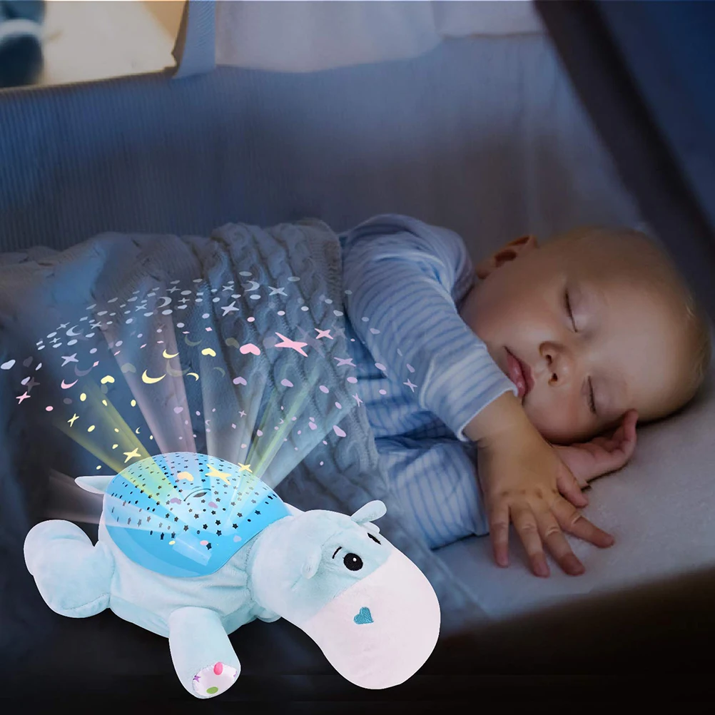 

Animal Musical Luminous Light-Up Toys LED Night Light Plush Projector Toy For Baby Room Sleep Educational Toy Dropshipping