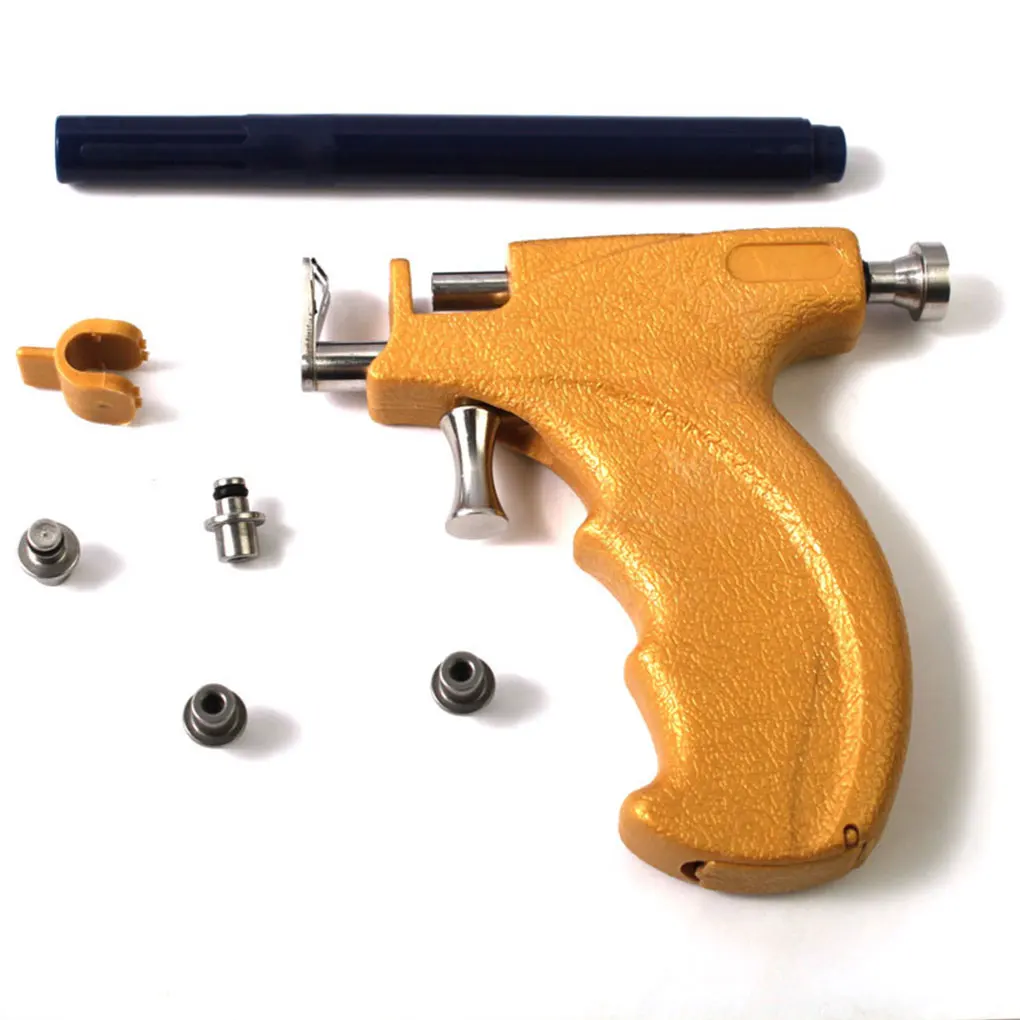 

Professional Piercing Gun Tools Kit Ear Stud Earring Ear Nose Navel Body Piercing Gun Set No Pain Safe Sterile Hypoallergenic