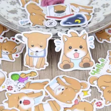 40pcs Self-made Cute Puppy Dog Animal Dogs Scrapbooking Stickers Decorative Sticker DIY Craft Photo Albums Decals Diary Deco