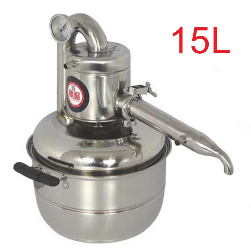 PROD 33059747224 New Arrival 15L Water Alcohol Distiller Home Brew Kit
Distiller Wine Making Essential Oil Boiler