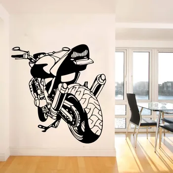 

Large Motorcycle Motorbike Wall Decal Garage Boy Room Motocross Racing Sport Car Vehicle Wall Sticker Bedroom Office Vinyl Decor