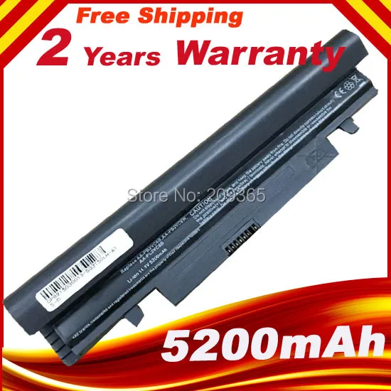 

Battery for SAMSUNG N143 N143P N145 N145P N148 N148P N150 N150P N250 N250P N260 NT-N150 AA-PB2VC6B AA-PB2VC6W PL2VC6W