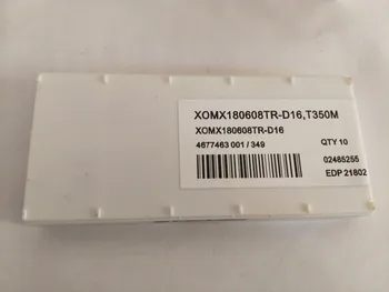 

10PCS TOOLS CARBIDE INSERT XOMX180608TR D16 T350M