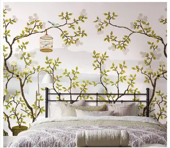 

3D wallpaper custom mural beauty non-woven Mural painting of flowers and birds painting of flowers and birdss wallpaper