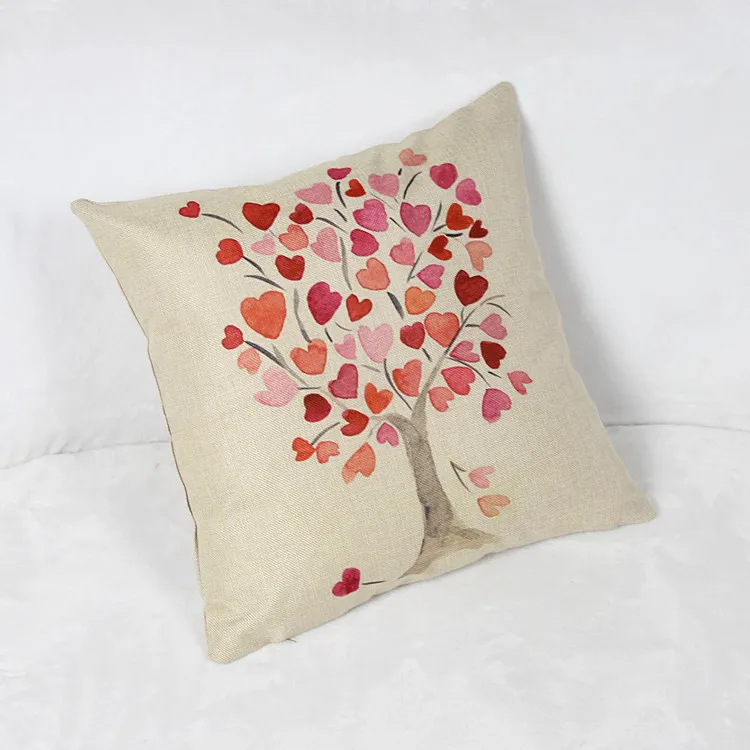 Printed Fresh color Peach Tree cushion Custom Linen Decorative Throw Pillows Sofa Chair Cushions 45*45cm cojines Without Filling
Printed Fresh color Peach Tree cushion Custom Linen Decorative Throw Pillows Sofa Chair Cushions 45*45cm cojines Without Filling