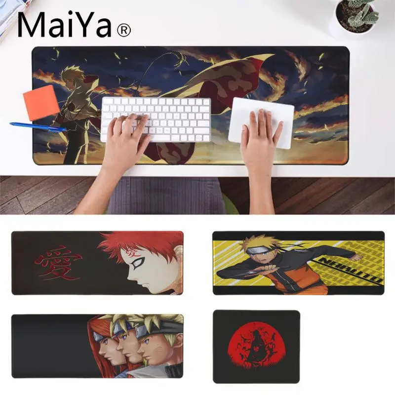 

Maiya Cool Naruto Anime Laptop Gaming Mice Mousepad Locking Edge Gaming mouse pad Anime Mousepad mat Speed Tablet Mouse Pad