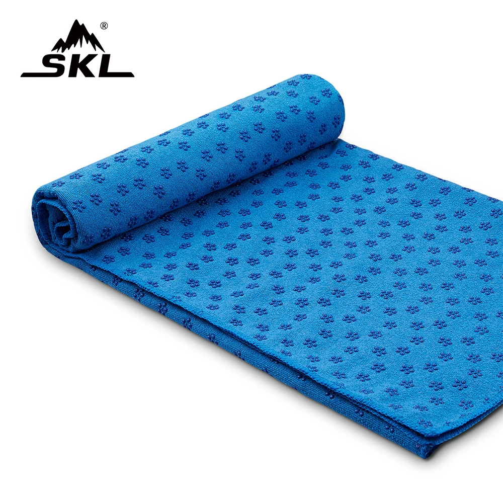 SKL Mat Towel Microfiber No-Slip Yoga Mat Cover Towels Sweat Absorbent and Soft Lightweight 72 inch x 25 inch Sport Protection