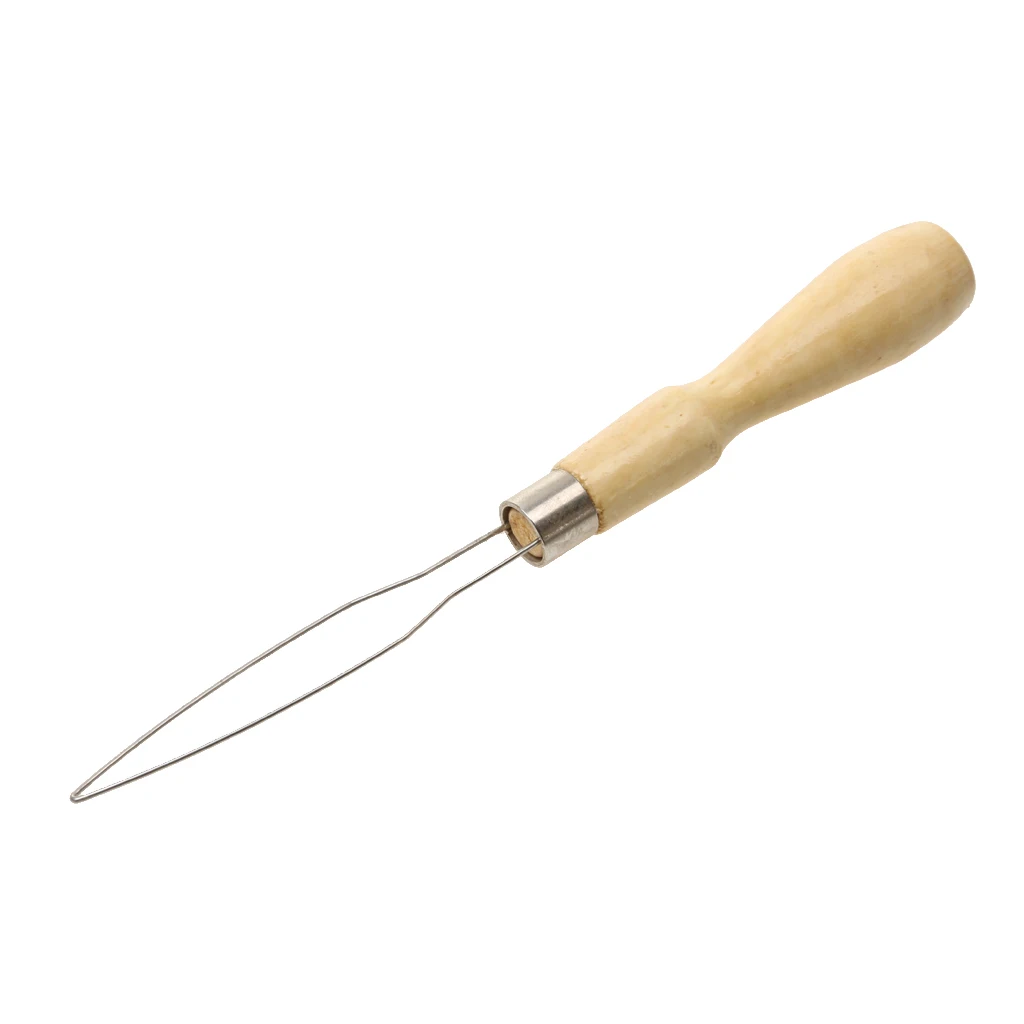 

Phenovo Sewing Accessories 17.6cm Wire Loop Needle Threader Stitch Insertion Hand Machine Sewing Tool DIY Leather Craft Supplies