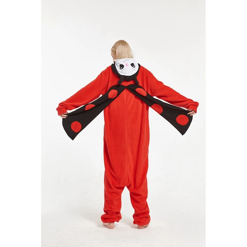 ladybug Animal Pajama Onesie Hoodie For Adult Women Men Pyjama Pijama