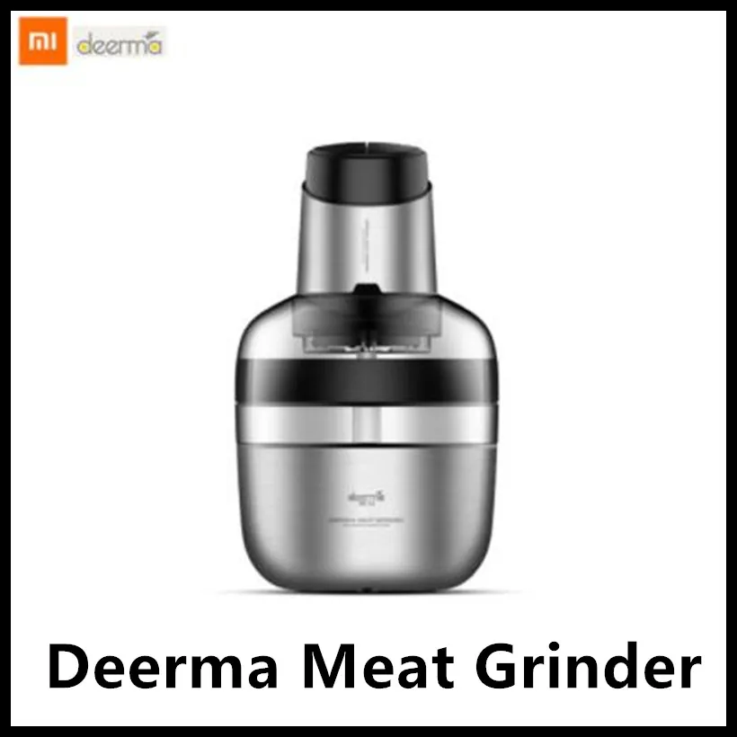 Original Xiaomi Deerma Stainless Steel Electric Meat Grinder Vegetable Fruit 1.8L Triple Shockproof