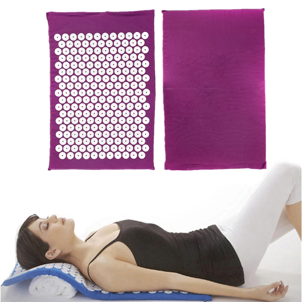 Massager Acupressure Mat Relieve Stress Body Back Pain Acupuncture Mat Massage Cushion Spike Massage and Relaxation