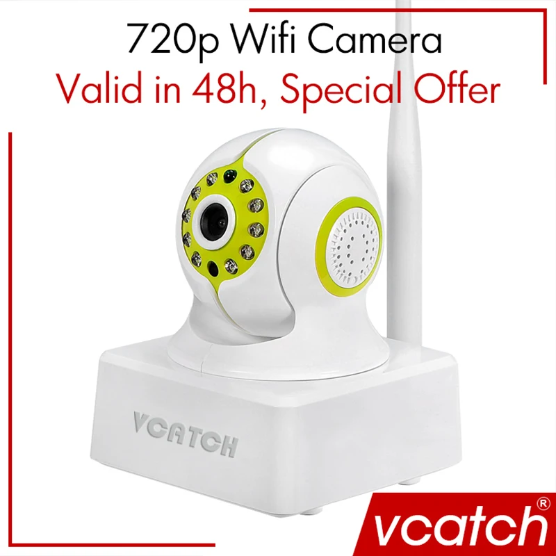  Free Shipping IP Camera Wireless Security 720P Wifi CCTV HD P/T Micro Audio Recording Network Surveillance Home Baby Monitor 