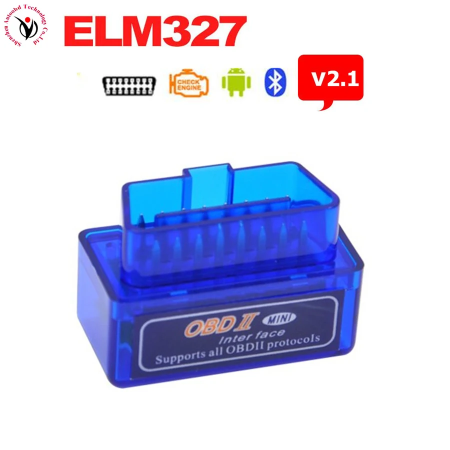 

Hot Sell OBD V2.1 ELM327 OBD2 Bluetooth Auto Scanner OBDII 2 Car ELM 327 Tester Diagnostic Tool For Android Windows Symbian