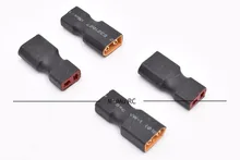 XT60 Mâle Deans T Connecteur femelle Conversion Adaptateur Sans Fil Pour RC Voiture Hélicoptère Quadcopter Racing Cross Drone