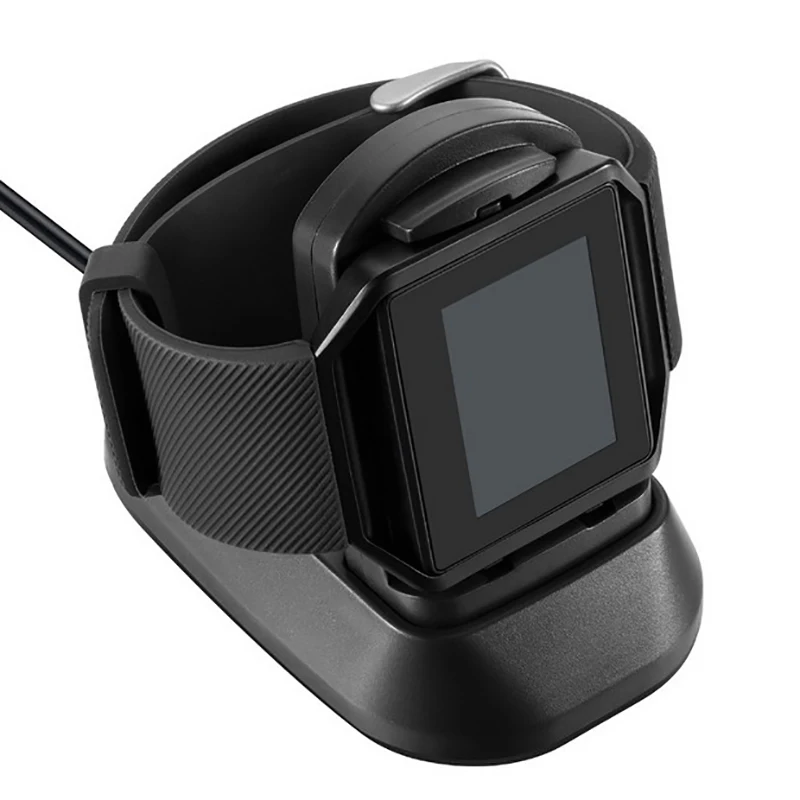 1Pcs Outdoor Multi Tool USB Cable Smart Watch Charger Black TPE For Fitbit Ionic For Outdoor Camping Hiking Survival Tools