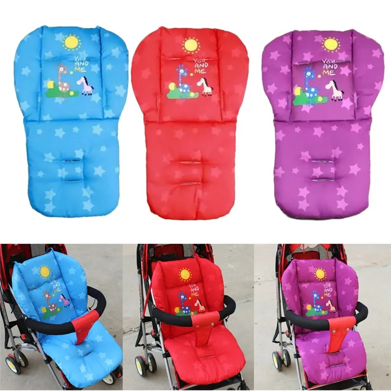 2016 удобная детская коляска подушка для сиденья детская тележка подушка для сиденья толстое хлопковое сиденье для детей 0-36 месяцев FCI