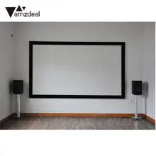 Amzdeal Foldable 16:9 HD Display 84″ Projector Screen Polyester Projection Curtain Home Theater Cinema Outdoor Courtyards