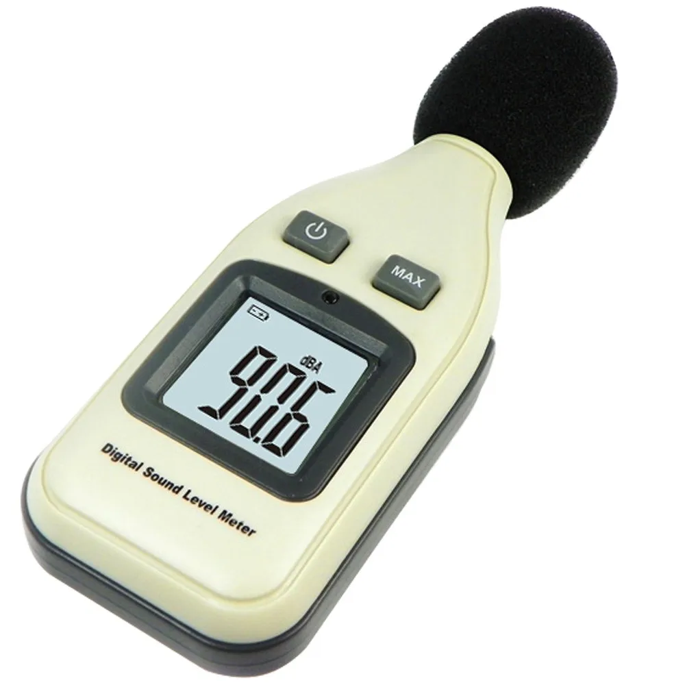 Брендовый ЖК-дисплей 30-130дб цифровой измеритель уровня звука портативный мини-тестер шума и частоты в децибелах Розничная посылка GM1351