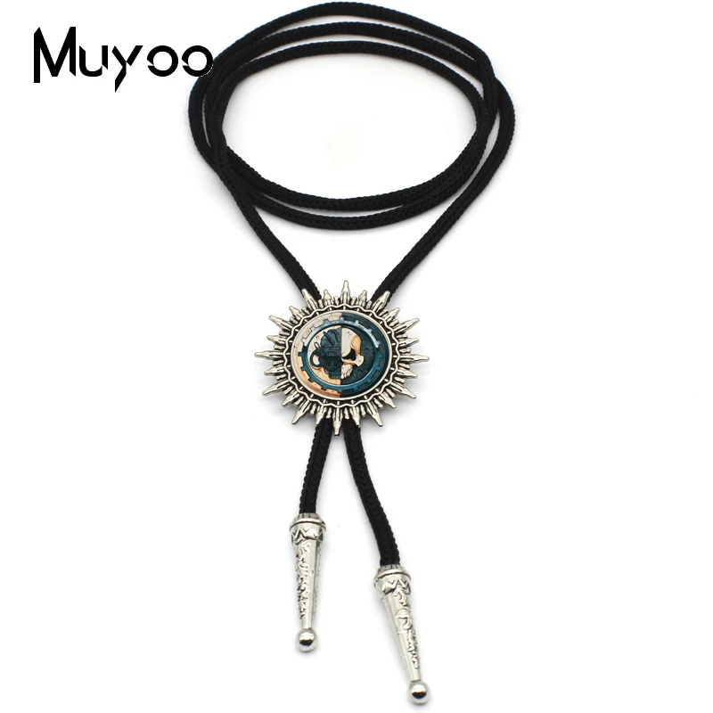 BOLO-00136 Новое поступление Warhammer 40k Adeptus Mechanicus Bolo Tie изображение Очаровательные космические Морпехи видео игры Галстуки металлические Галстуки