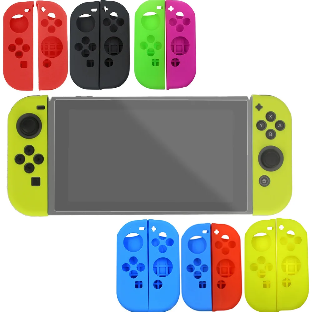 Противоскользящий силиконовый мягкий чехол для nintendo Switch, защитный чехол, чехол для kingd Switch, защитный чехол для кожи, аксессуар 606#2