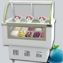 Экономичная модель витрина для мороженого холодильник с морозильной камерой