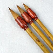 3 шт. Best качество каллиграфии кисть ласка щетка для волос для художника живописи каллиграфия товары для рукоделия