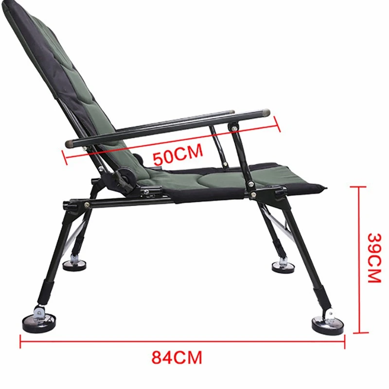 Специальный Европейский стиль рыболовное кресло многофункциональное складное анти раскачивание может лежать на табурете рыболовные принадлежности только один стул - Цвет: armygreen