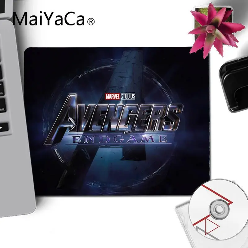 MaiYaCa Дизайн Marvel Мстители против скольжения прочный силиконовый Computermats резиновая мышь прочный коврик для мыши на стол - Цвет: No LockEdge 25x29cm