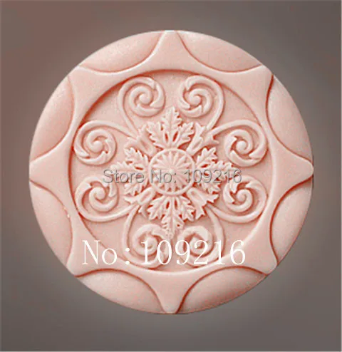 

wholesale!!!1pcs The 7.5x3.2cm Flowers (ZX1603) Silicone Handmade Soap Mold Crafts DIY Mold