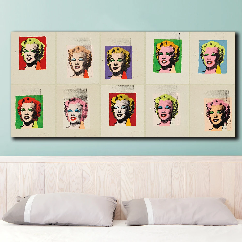 Ten works Andy Warhol  Marilyn 3