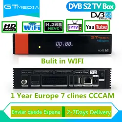 DVB S2 приемник Freesat V8 обновления Gtmedia V8 NOVA спутниковый ТВ приемник DVB-S2 Европа резких перемен температуры 1 год Встроенный Wi-Fi Dongle