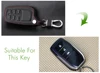 Black Leather Car Key Cover Case For Toyota Highlander Land Cruiser Riez 86 Hilux Innova Fortuner Rav4 Camry Prado Shell ► Photo 3/5