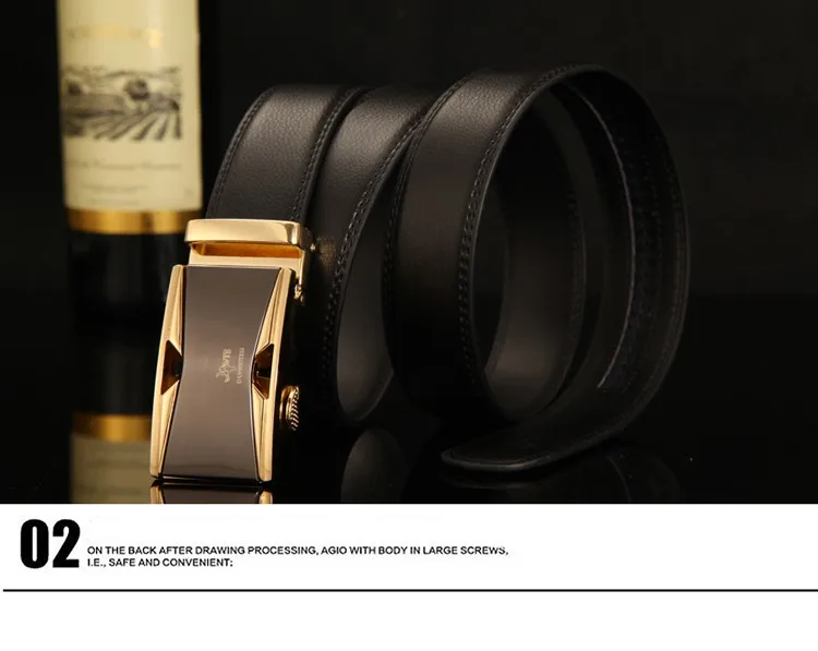 best belts for men [DWTS]Men Belts Metal Automatic Buckle Brand High Quality Belts for Men Famous Brand Luxury Work Business Strap holeless belt
