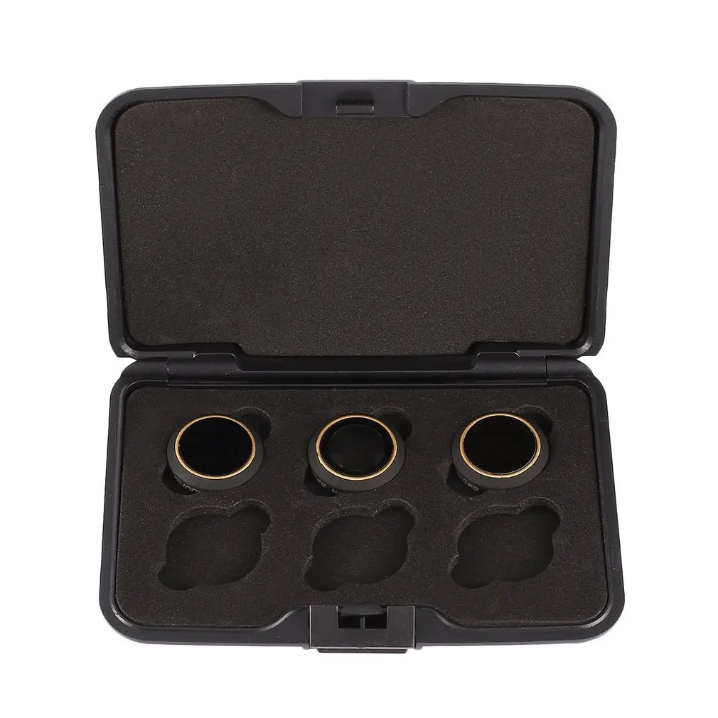 3PCS Ultra thin Camera Lens Filters Set ND8 CPL MCUV Circular Polarizer