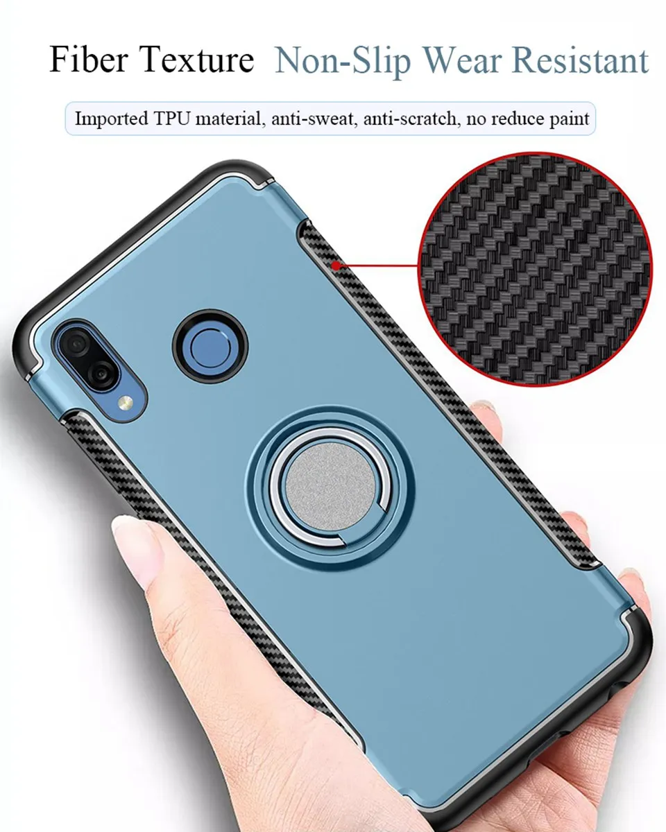 Ring Case for Huawei Nova 3 3i 2 2S 2i Case Mate 10 Coque Magnetic Nova3 Cover for Huawei P20 Pro Honor 10 9 8 7X P10 Lite Case (4)