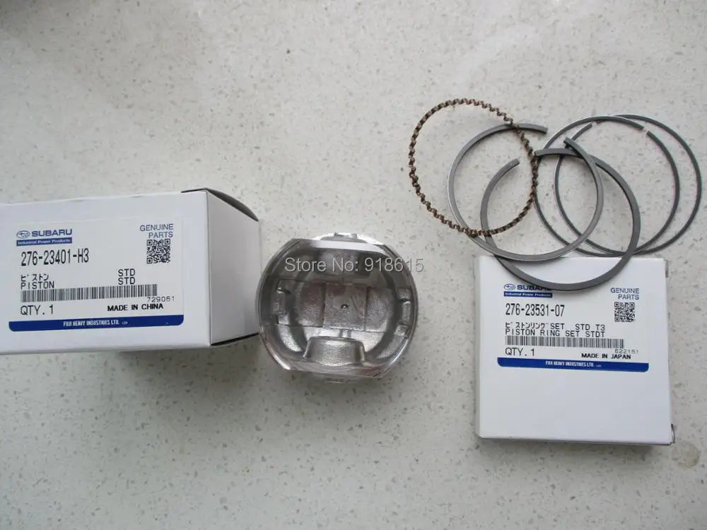 

ORIGINAL EX13 PISTON AND PISTON RING STD FIT ROBIN GASOLINE POWER