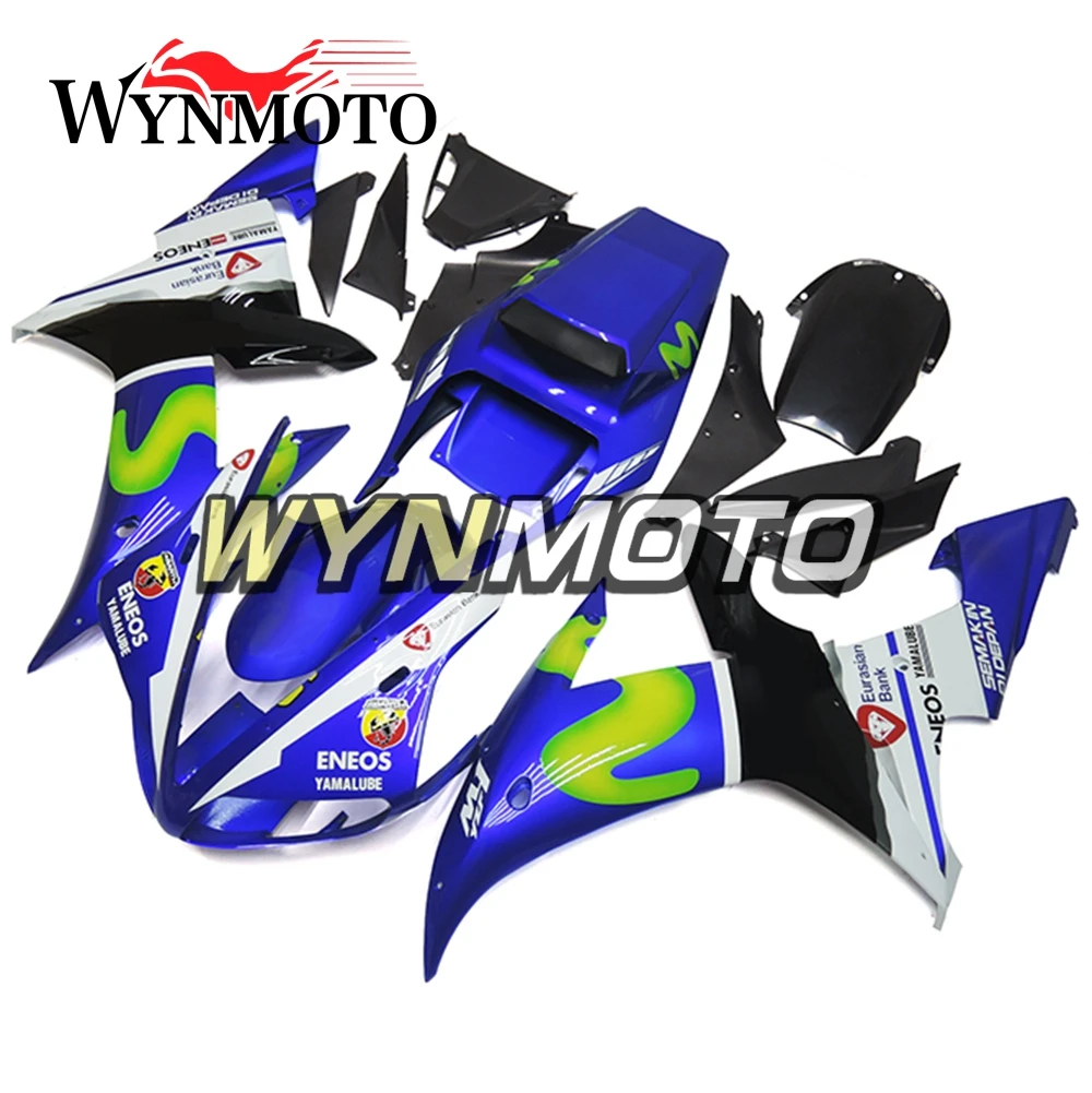 

Complete Fairings Kit For Yamaha YZF1000 R1 Year 2002-2003 02 03 Injection ABS Plastics Cowling Yellow Bodywork Cover Blue White