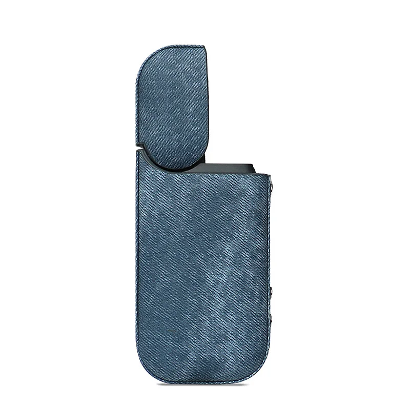Черная синяя коричневая сумка из ткани для IQOS 2,4 Plus II III электронная сигарета для IQOS полный защитный чехол - Цвет: Темно-синий