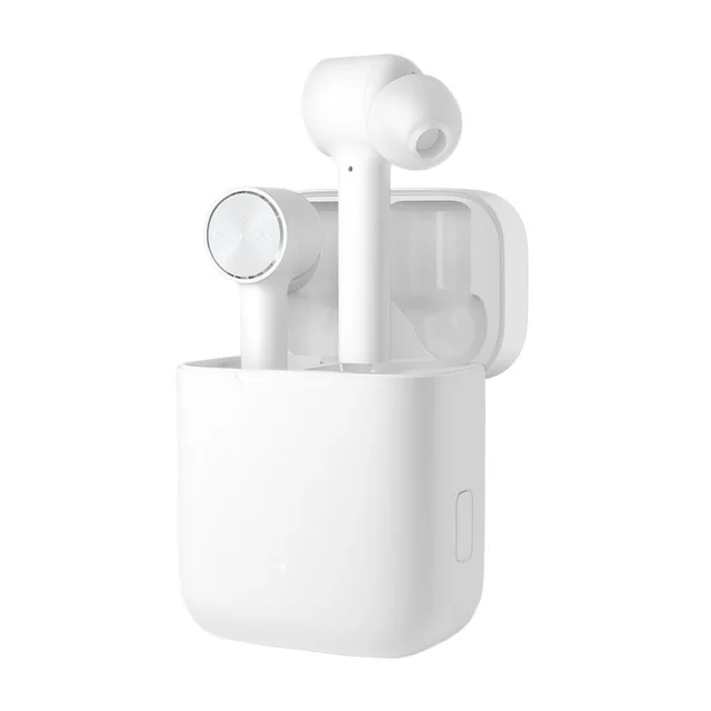 Оригинальные наушники Xiaomi Air TWS Airdots Pro, bluetooth-гарнитура, стерео, ANC переключатель, ENC, автоматическая пауза, управление нажатием, беспроводные наушники - Цвет: white