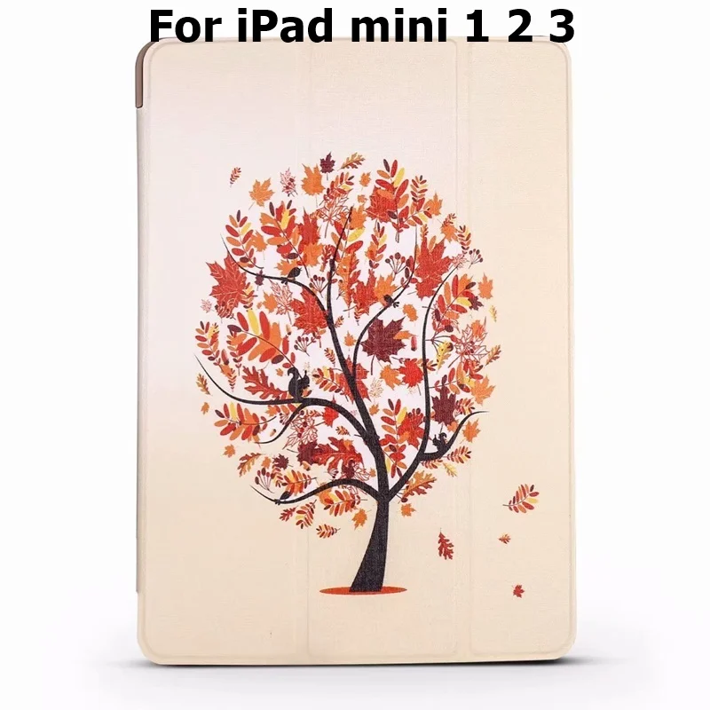 Чехол для Apple iPad mini 4 чехол просыпающийся спящий pu кожаный мультяшный силиконовый чехол для IPad Mini 1 2 3 4 Чехол 7,9 дюймов kimTHmall - Цвет: mini 1 2 3-8