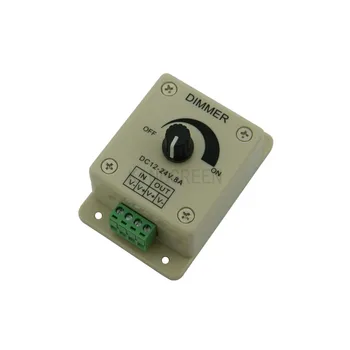 

1X High quality knob type LED dimmer controller free shipping