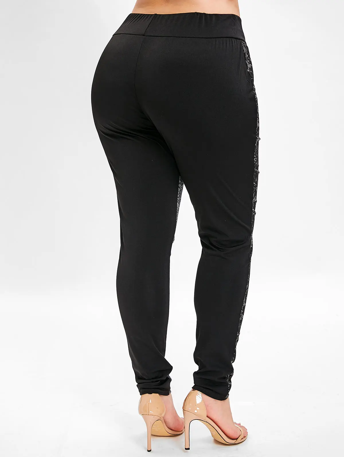 Wipalo Женские обтягивающие брюки большого размера с принтом, повседневные леггинсы 5XL