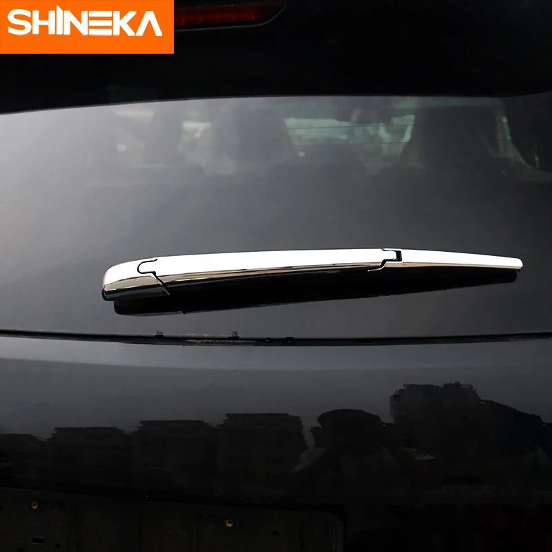 For jeep Cherokee 2014-2019 Chrome Rear Tail Wipers Rain Wiper Cover Trim For jeep Cherokee 2014-2019 Chrome Rear Tail Wipers Rain Wiper Cover Trim
