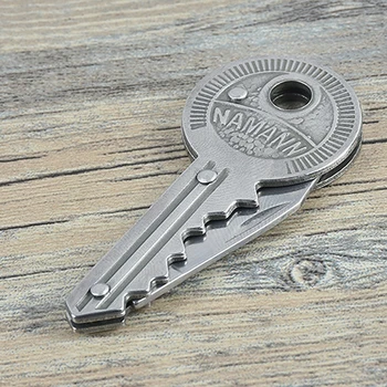 

Pocket Foldable Knife Key Chain Knife Peeler Portable Camping Stainless Steel Key Ring Knife Tool Mini Key Knife Outdoor Supplie